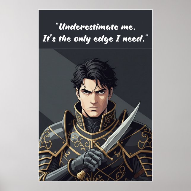 Powerless Book Quote Poster (Frente)