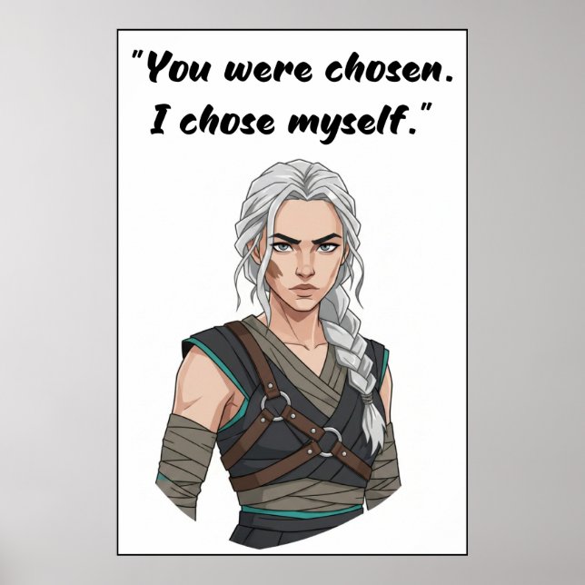 Powerless Quote Poster (Frente)