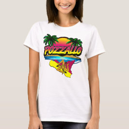 Pozzallo Sicilia Sunset com T-Shirt Palms