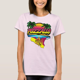 Pozzallo Sicilia Sunset com T-Shirt Palms