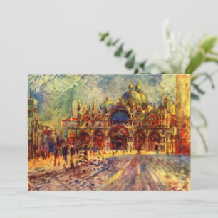 Praça de São Marcos, Veneza por Pierre Renoir