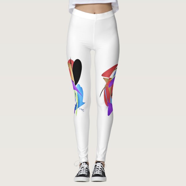 PracticeLove Leggings design por David Flynn (Frente)