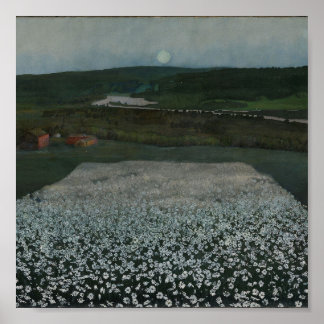 Prado de Flores no Norte - Impressão de Arte Fina
