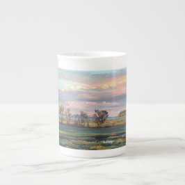 Prados grandes do lago - caneca da porcelana de