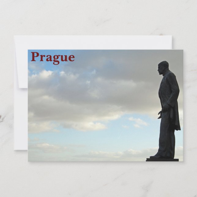 Praga: Cartão Tomas Garrigue Masaryk (Frente)