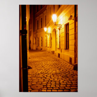Praga por Lamplight Poster
