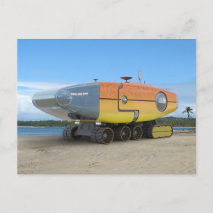 Praia 3D do RocketLodge - Cartão postal