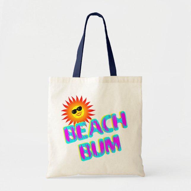 Praia Bum Say com Bolsa de Canvas Sunshine (Frente)