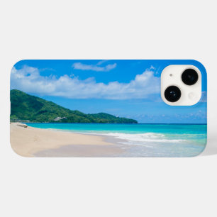 Praia da Ilha Tropical, Céu Azul