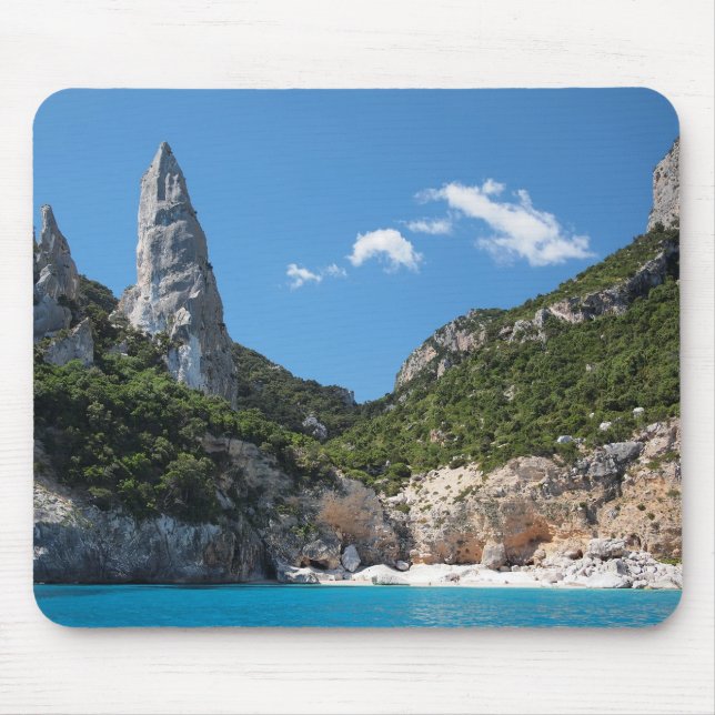 Praia de Cala Goloritze, mousepad de Sardinia (Frente)