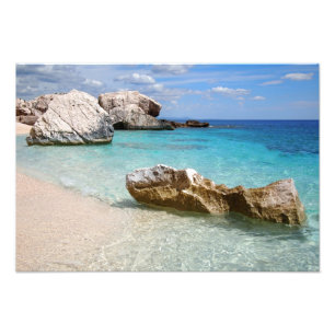 Praia de Cala Mariolu, impressão da foto de