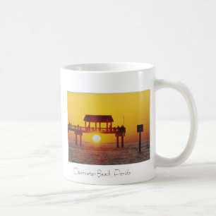 Praia de Clearwater, caneca de café de Florida
