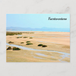 Praia de Fuerteventura - cartão postal