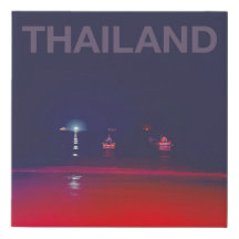 Praia de Koh Tao na Tailândia à Noite Impressão em