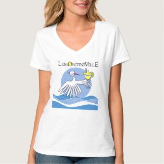 Praia de Lemontiniville do T-Shirt