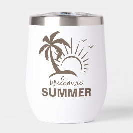 Praia de Verão Moderna, Estética Colorida, abstrat