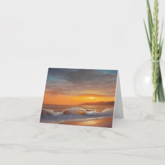 Praia do açúcar - cartão de nota