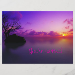 Praia e convite do brilho