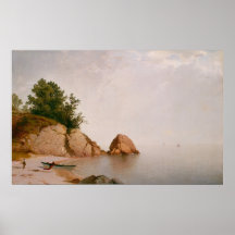 Praia em Beverly - John Kensett Fine Art Poster