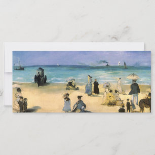 Praia em Boulogne por Edouard Manet, Vintage Art