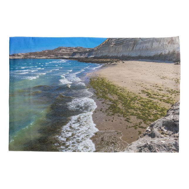 Praia em Puerto Piramides, Argentina (Verso)