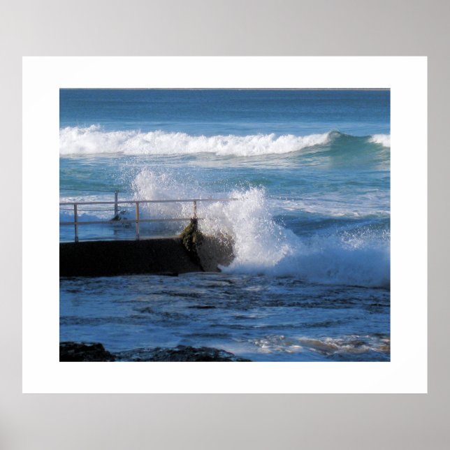 Praia Fotografia fina Poster (Frente)