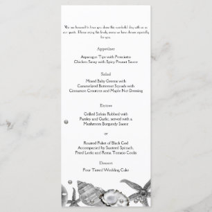Praia Glamorosa no Menu Silver Weding