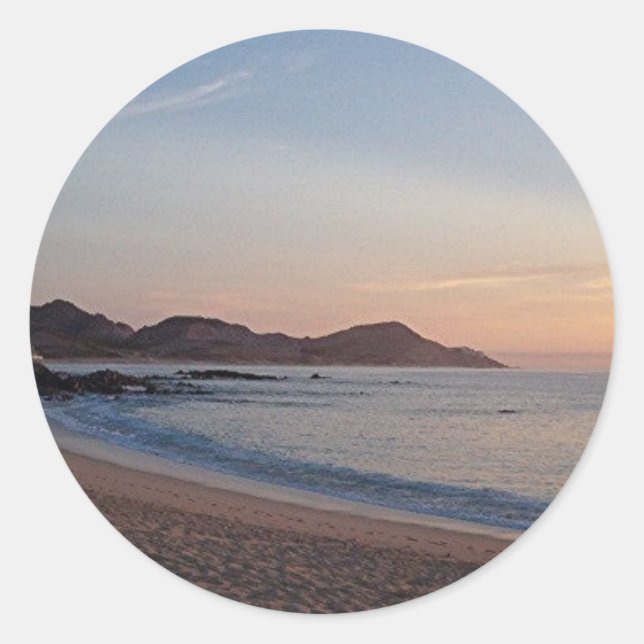 praia na etiqueta do cabo (Frente)