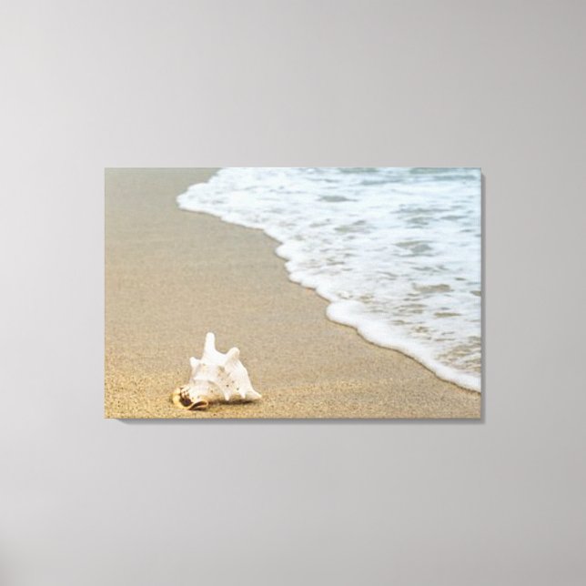 "PRAIA PACÍFICA" Arte de Parede Canvas (Frente)