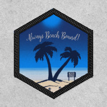 Praia Palm Trees Blue Always Beach Bound