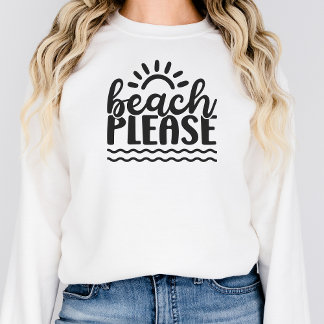 Praia Por Favor Férias de Praia Camisa Vibes de Ve