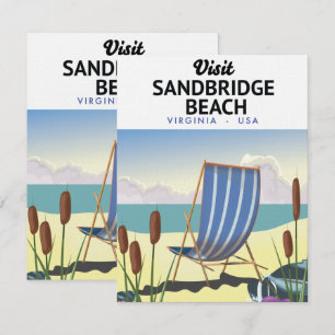Praia Sandbridge Virgínia EUA,