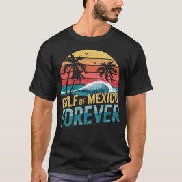 Praia Sunset Tee Golfo do México T-shirt