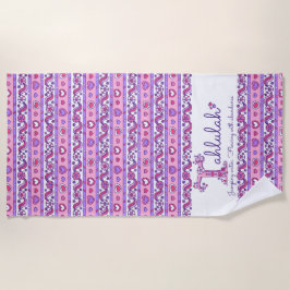 Praia Tahlulah nome que significa toalha rosa de coração