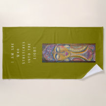 Toalha de arte original Divina Feminina Buddha
