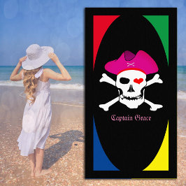 Praia Toalha de piratas, férias do Capitão "Graça", colo