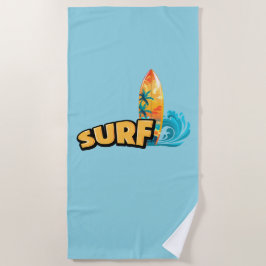 Praia Toalha de Surf para Amantes de Surf