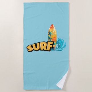 Praia Toalha de Surf para Amantes de Surf