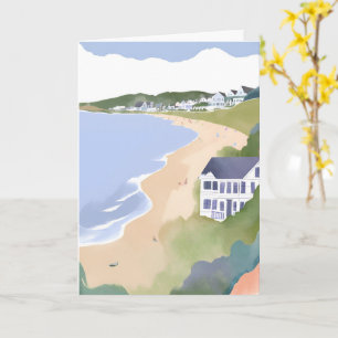 Praias de Bonnet Shores Rhode Island Cartão de A