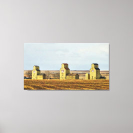 Prairie Sentinels Mossleigh Alberta Canvas Print