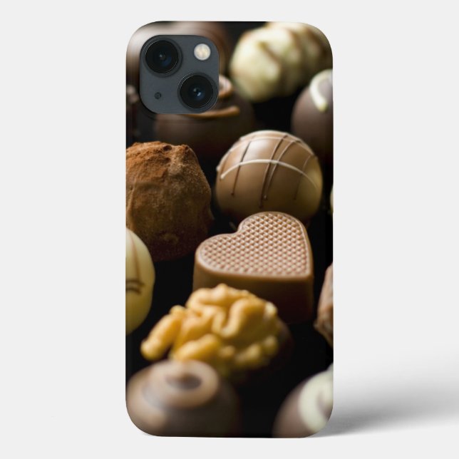 Pralinas de chocolate deliciosas (Verso)