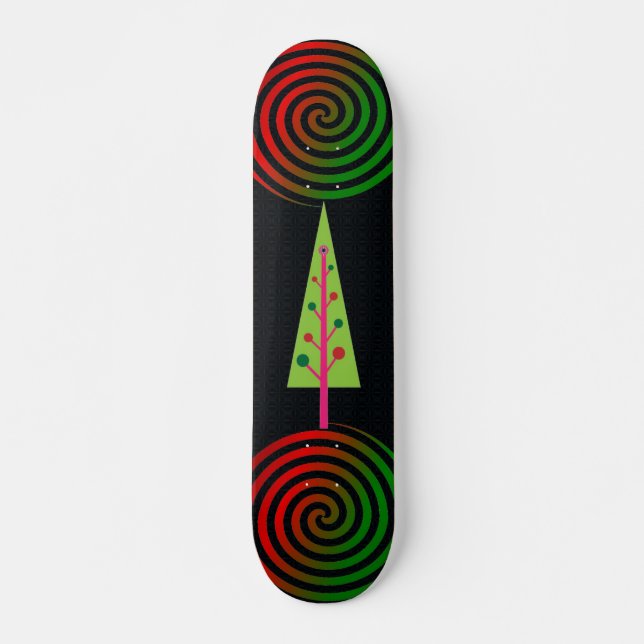 Prancha de skate árvore de Natal (Frente)