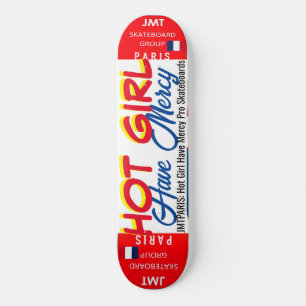 PRANCHA DE SKATE HOT GIRL JMT PARIS 8 1/4"