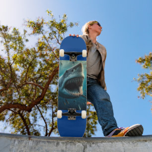 PRANCHA DE SKATE TUBARÃO ASSASSINO