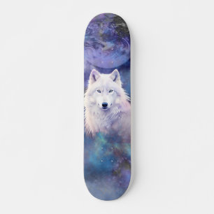 Prancha de Skate White Wolf Dark Moon