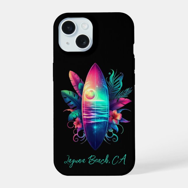 Prancha de Surf Praia Tropical- (Verso)