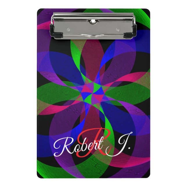 Prancheta 3D 2D Hybrid Geometric Mini Clipboard (Frente)