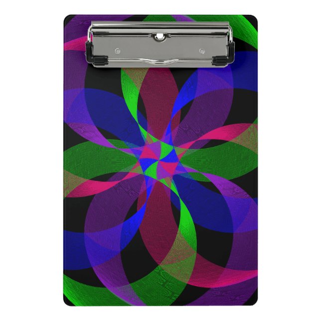 Prancheta 3D 2D Hybrid Geometric Mini Clipboard (Frente)