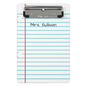 Prancheta Área de Transferência Mini do Professor Personaliz