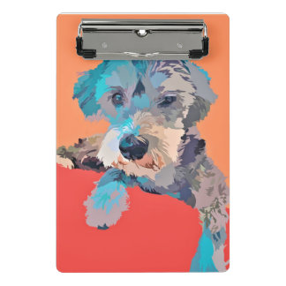 Prancheta Área de Transferência Mini do Schnauzer